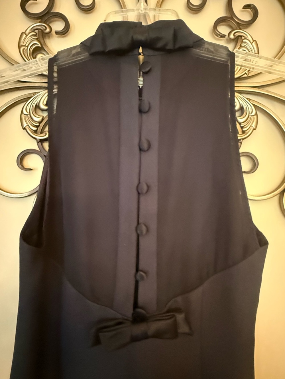 JESSICA HOWARD Black Sleeveless Tuxedo Dress - Picture 7 of 10